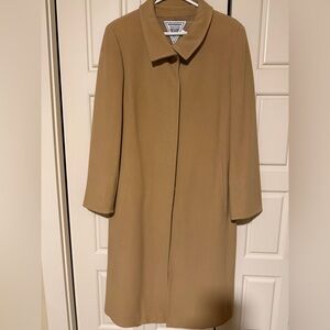 Marvin Richards camel coat Wool/Cashmere sz 12